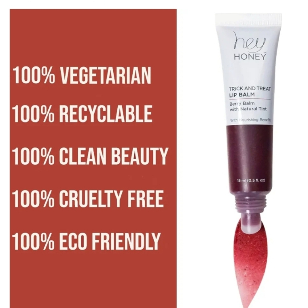 NIB Hey Honey Trick And Treat Berry Lip Balm - Picture 4 of 6